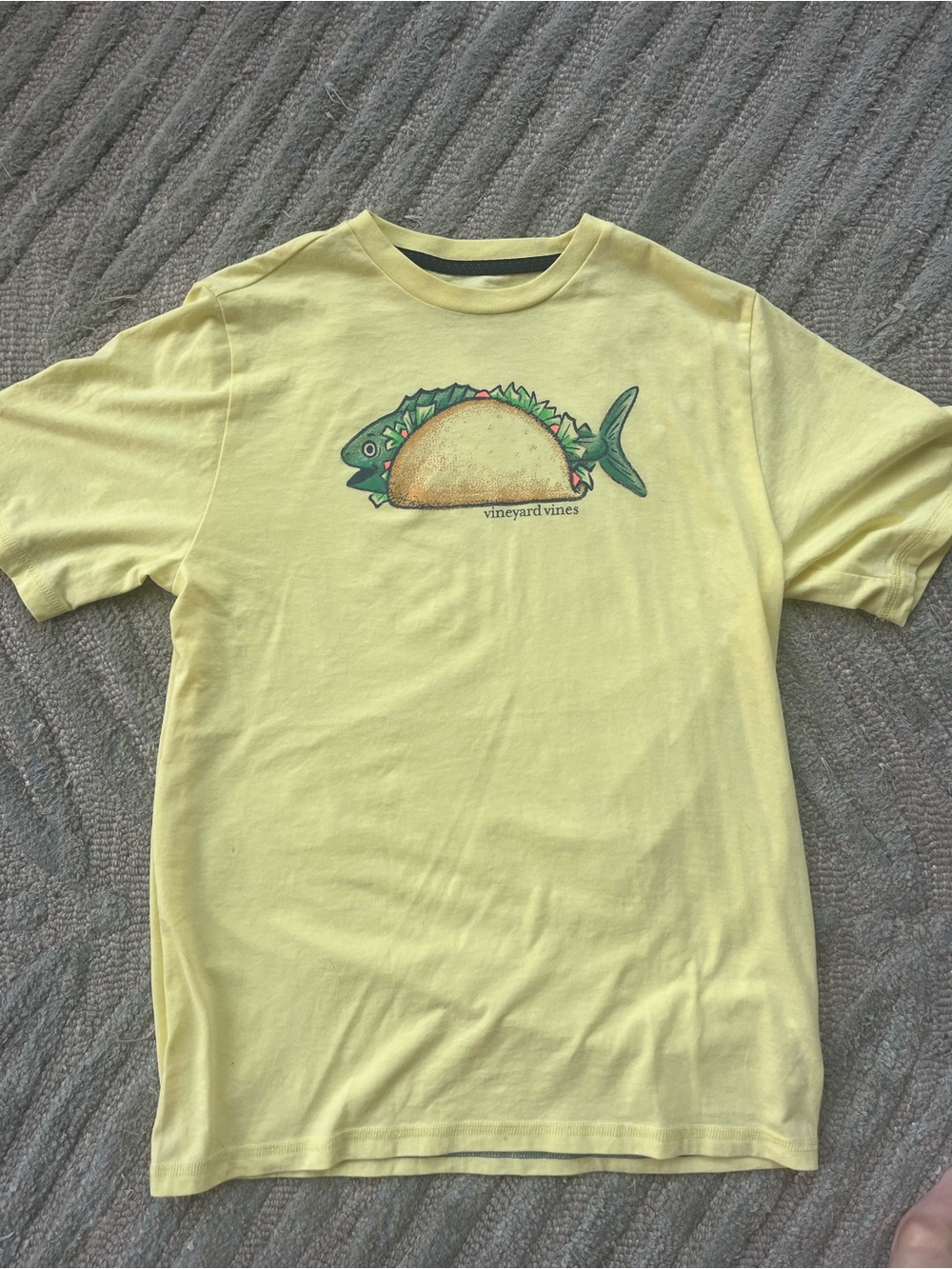 Vineyard Vines Yellow Fish Taco Tee